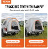 Truck Bed Tent, 5.5'-6' Pickup Truck Tent With Rain Layer And Carry Bag, Waterproof PU2000mm Double Layer Truck Tent For Camping, Accommodate 2-3 Pers