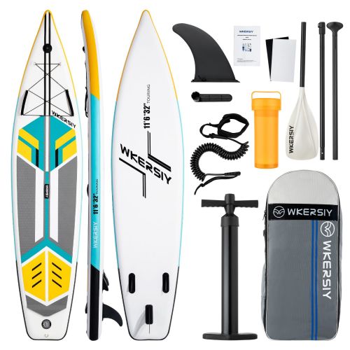 inflatable paddle board 11'6 touring Sup including sup paddle, paddleboard backpack, pump, leash inflatable paddle board 11'6 touring Sup including sup paddle, paddleboard backpack, pump, leash