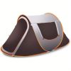 Family Camping Tent, can accommodate 3 to 4 People, Ventilation on All Sides, 1 Second Extremely Fast Installation, Wind/Rainproof