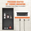 VEVOR 13"x25" No Tile Shower Niche 304 Stainless Steel, Wall-Inserted Niche Recessed Double Shelves, Sealed Waterproof Rust-Resistant Easy Cleaning Mo