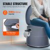 VEVOR Portable Toilet for Camping, Porta Potty with 1.3 Gal Detachable Inner Bucket & Removable Paper Holder, Commode with Dual Lids, Travel Toilet fo