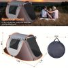 Family Camping Tent, can accommodate 3 to 4 People, Ventilation on All Sides, 1 Second Extremely Fast Installation, Wind/Rainproof