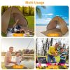 Pop Up Beach Tent Sun Shade Shelter Anti-UV Automatic Waterproof Tent Canopy for 2/3 Man w/ Net Window Storage Bag